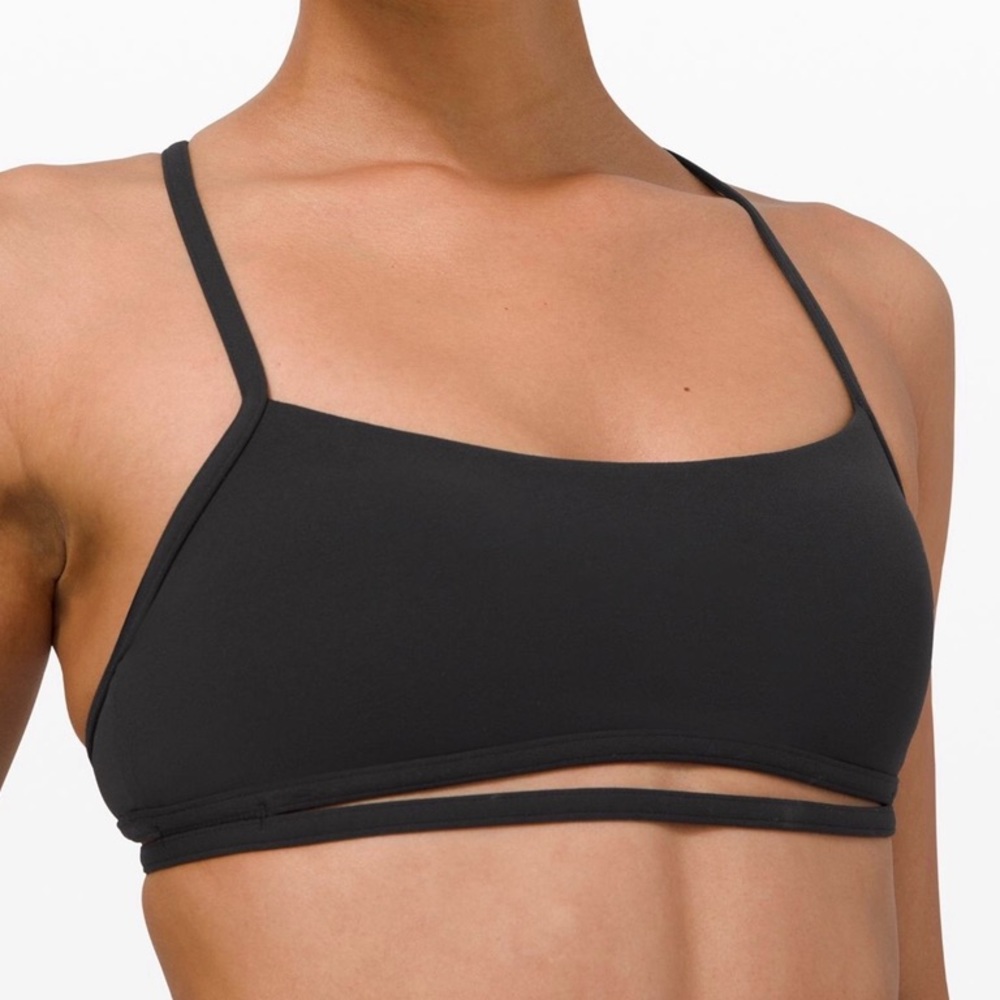 lululemon athletica Black Double-Strap Low-Impact Sports Bra